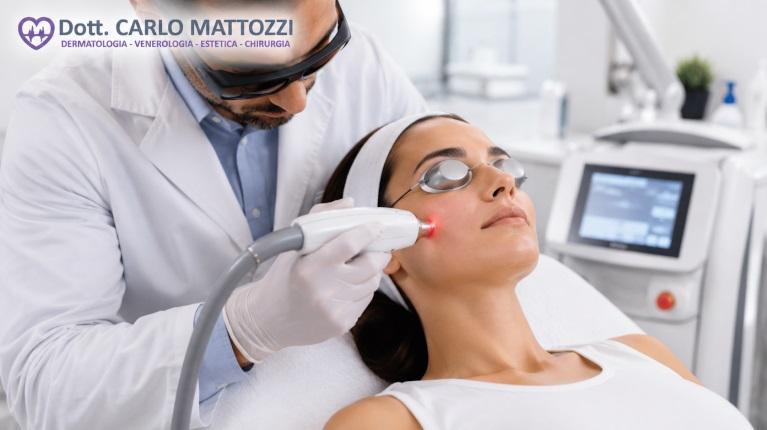 Come funziona il Laser nei trattamenti di dermatologia estetica